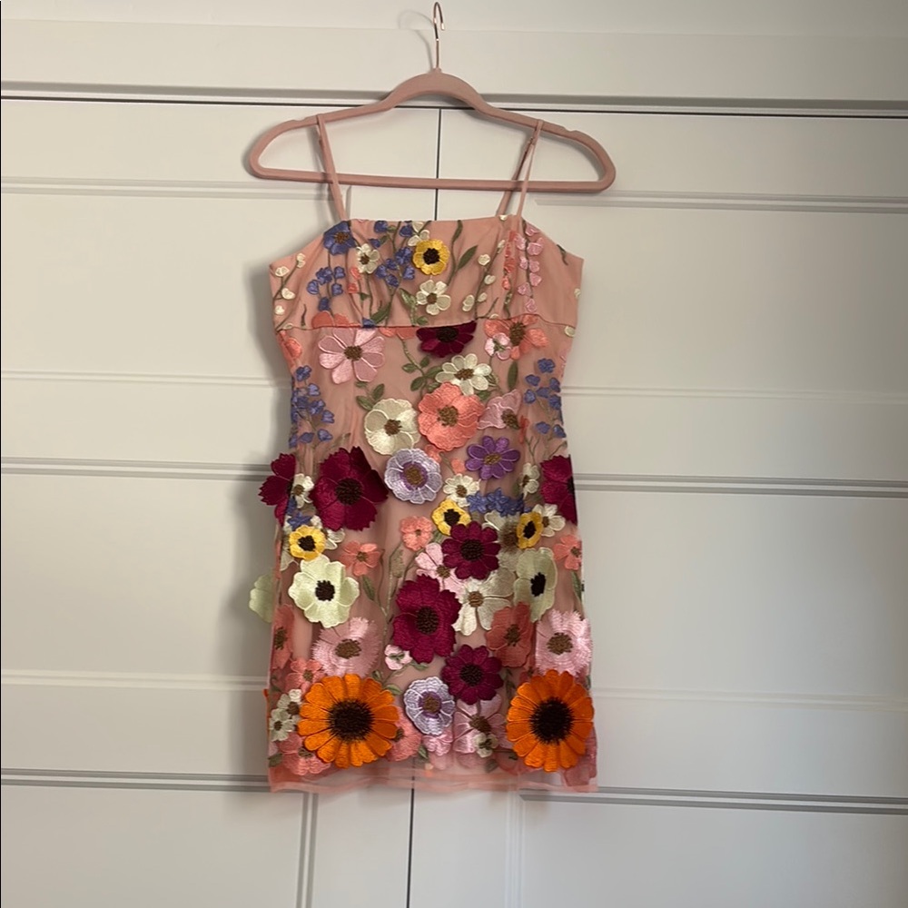 Storia Pink Floral Kids Dress